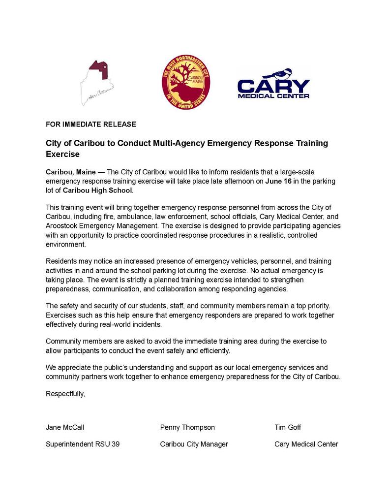 Press Release-