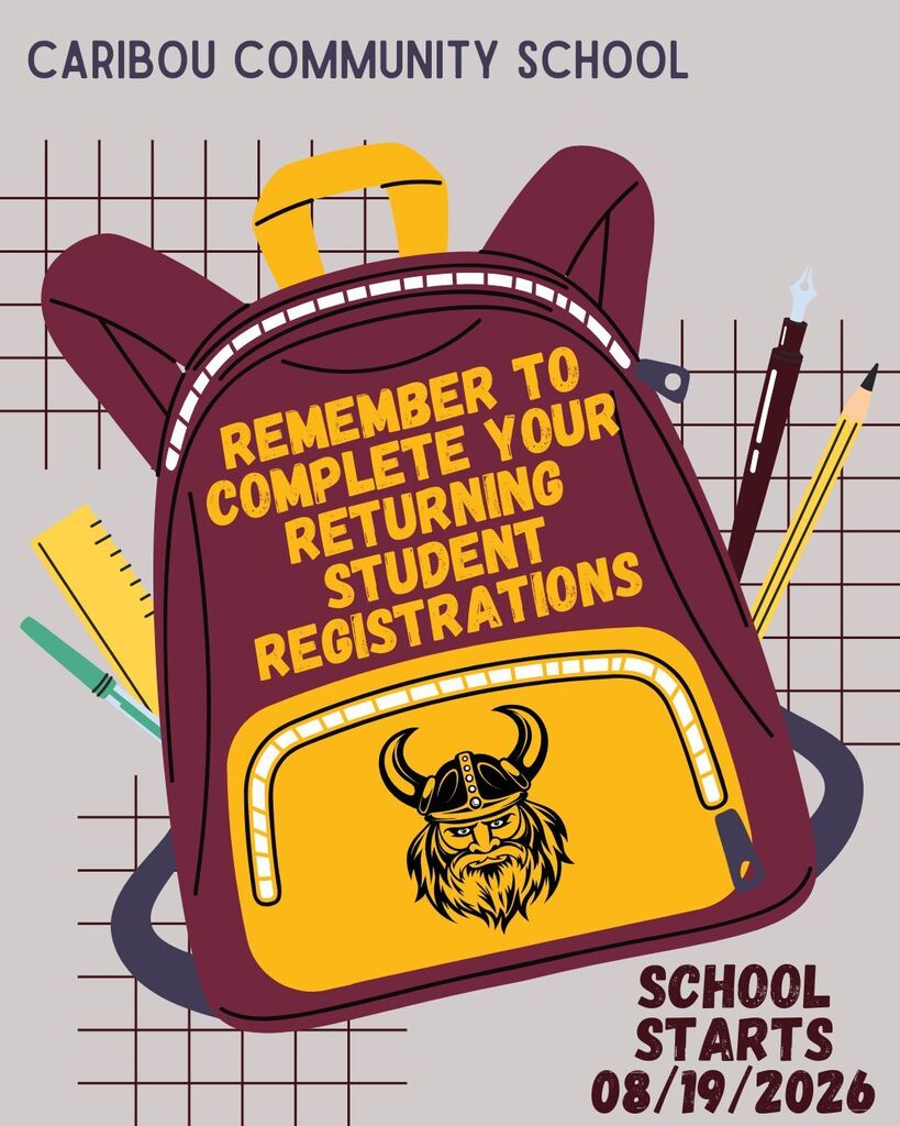 Remember to complete your returning student registrations.