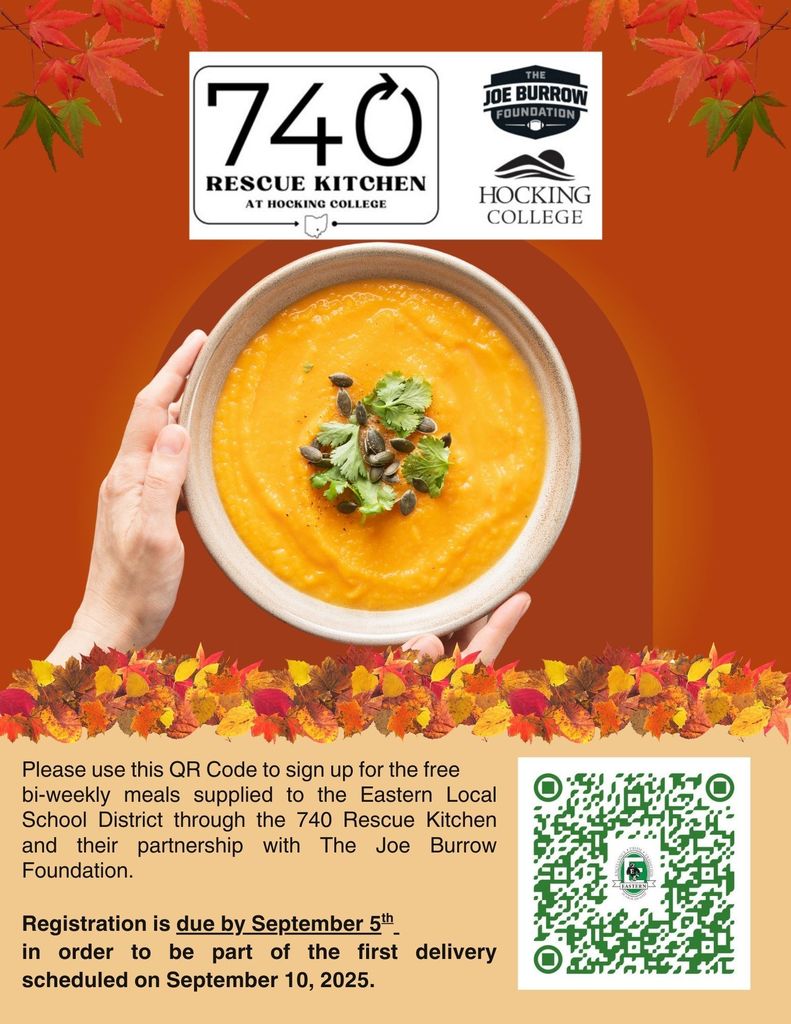 740 Rescue Kitchen Flyer and QR Code