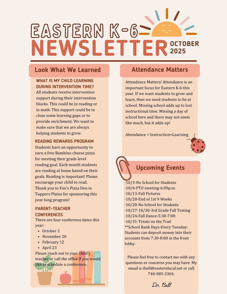 October Newsletter