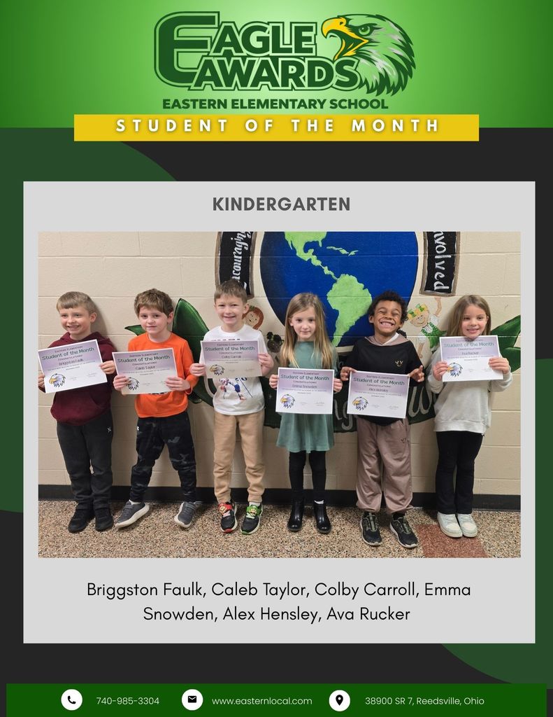 Kindergarten Winners