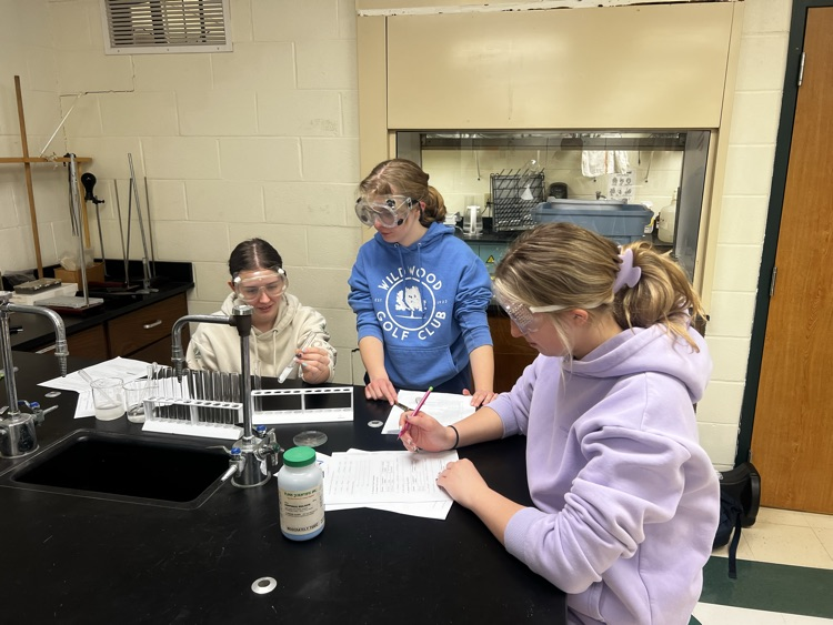 chemical reactions students were observing 