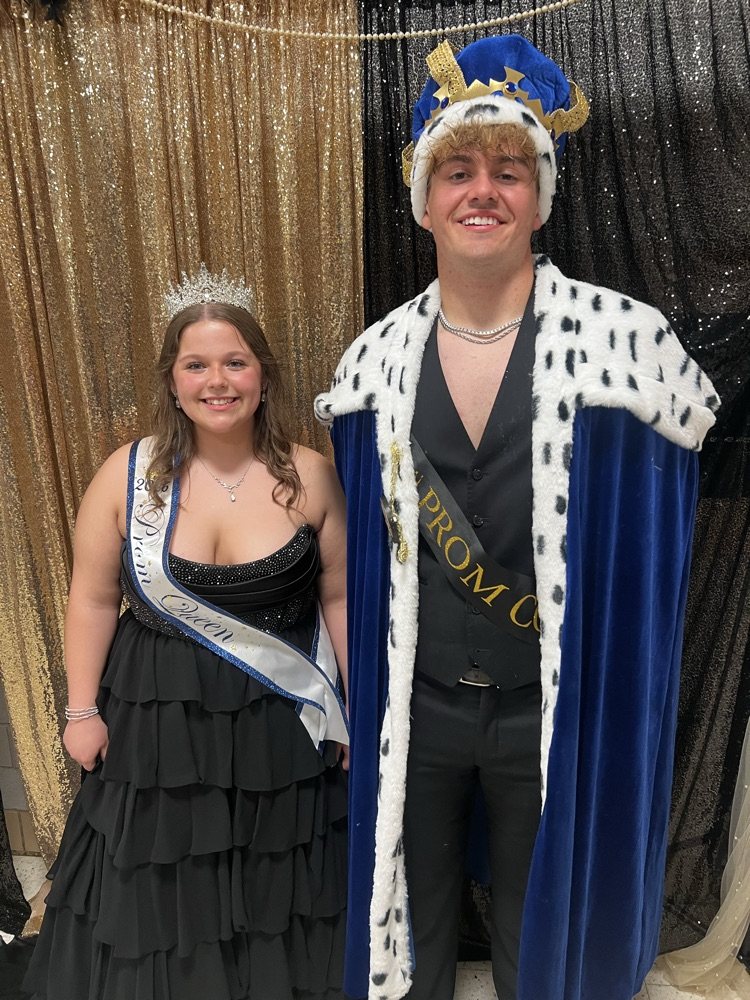 prom king Ronnie Golden and Queen Emmy Lance
