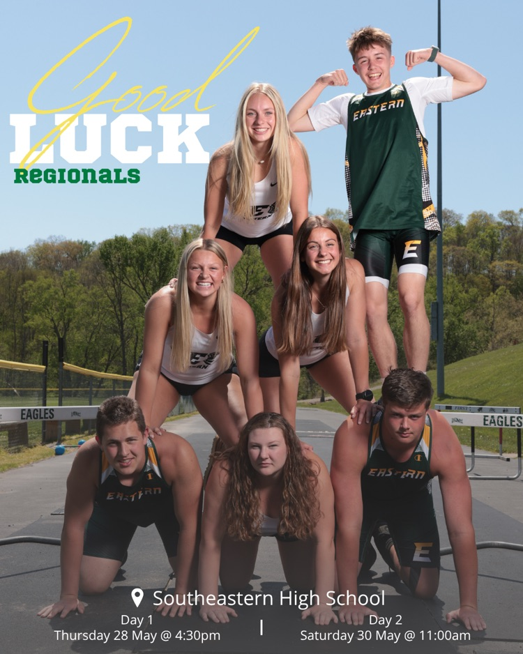 Good luck to our Track & Field members competing in the OHSAA Regional meet this Thursday and Saturday!