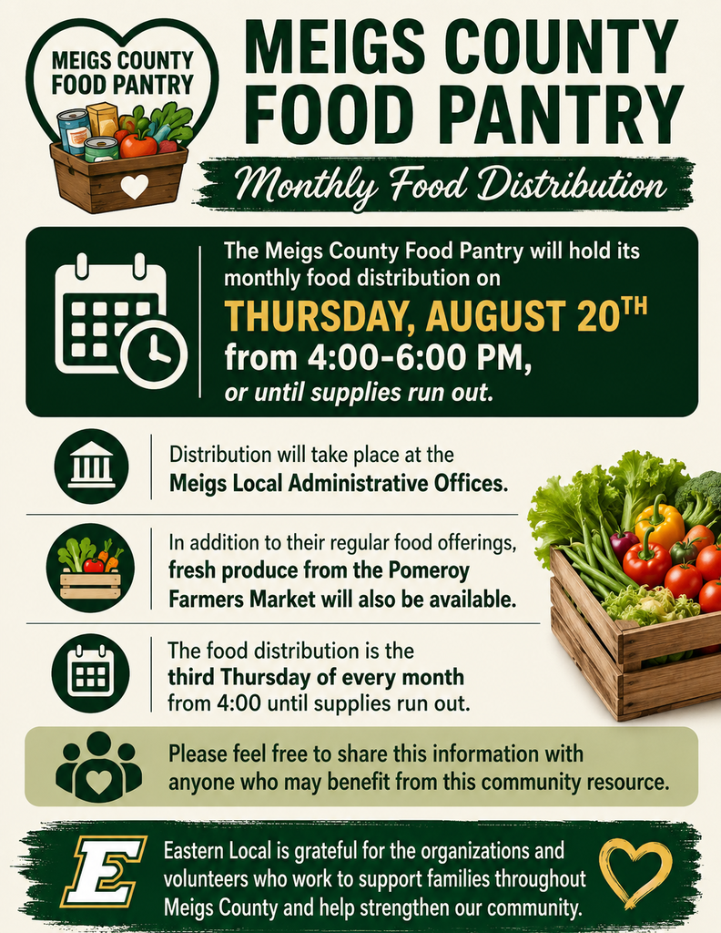 Meigs County food distribution 