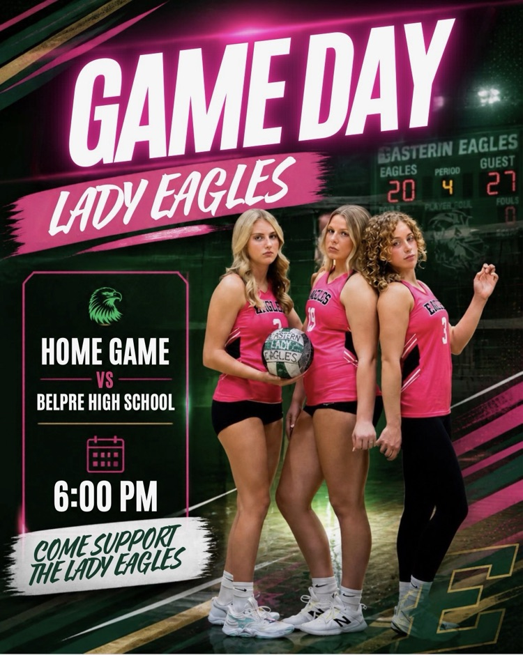 Come out and support the Lady Eagles in their season opener at home tonight at 6:00pm!