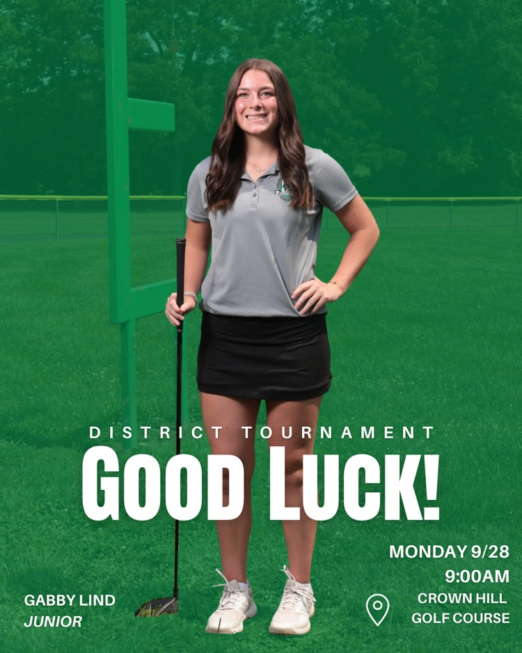 Good Luck at Districts Gabby!