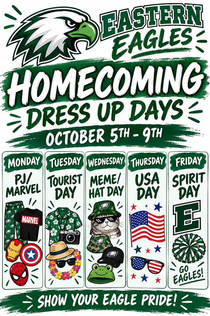 2026 Homecoming Dress Up Days