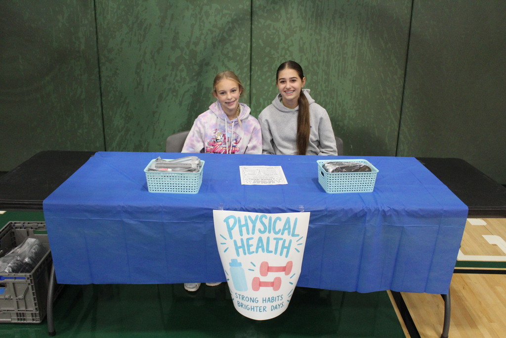 Students at the Health Fair 