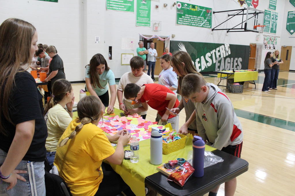 Students at the Health Fair 