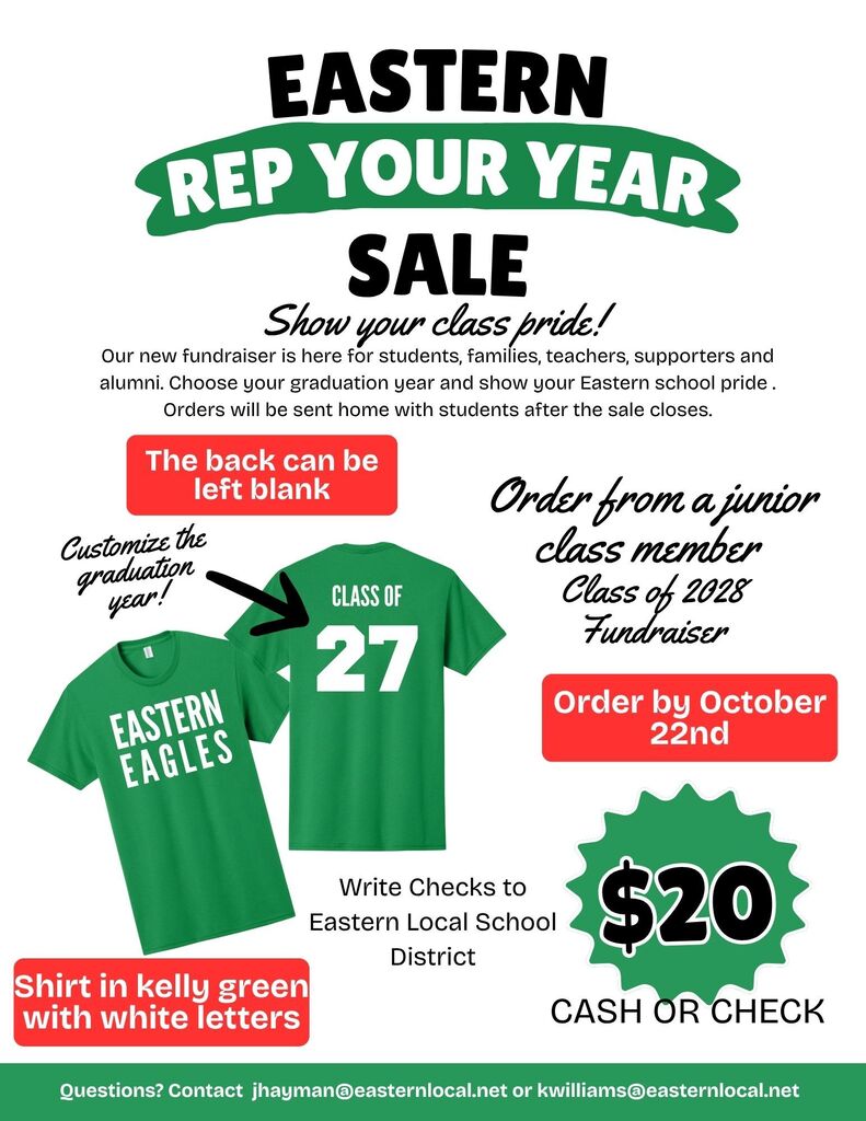 Rep Your Year T-Shirt Sale