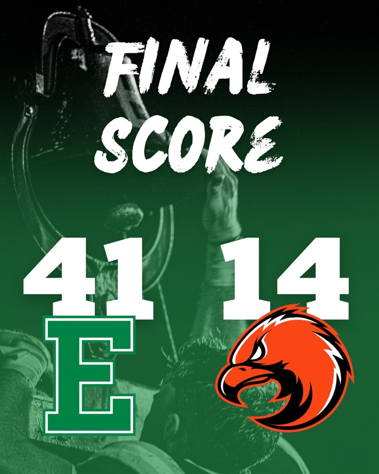 Final score from Belpre!  Go Eagles!
