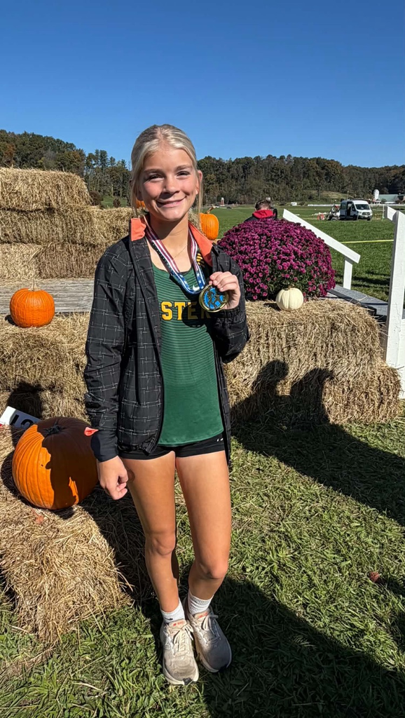 Congratulations to Brooklyn Fogle on placing 12th at the District Cross Country meet Saturday! Brooklyn advances to the Regional meet on Saturday 10/31 @ Pickerington North. 