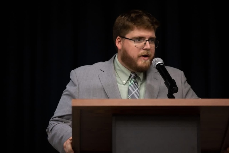 Mr. Hall Speaking