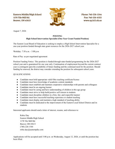 intervention specialist
