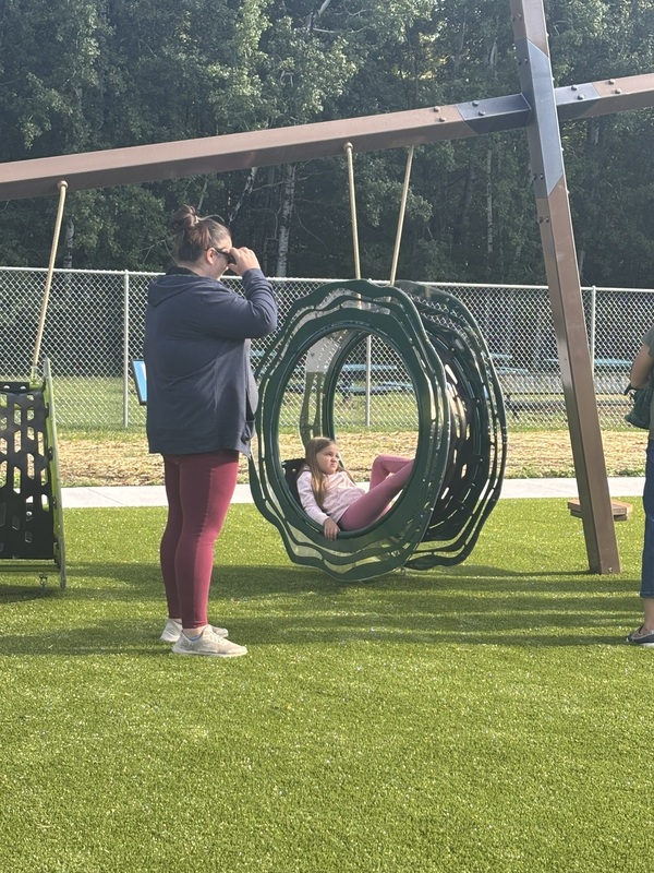 child laying in the fox den hangout