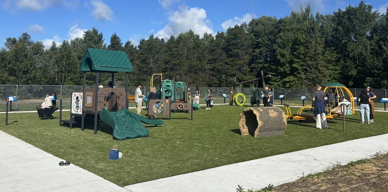 far away photo of the entire play area