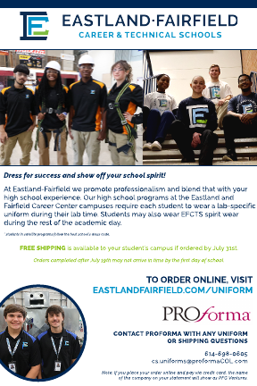EFCTS Uniform Flyer