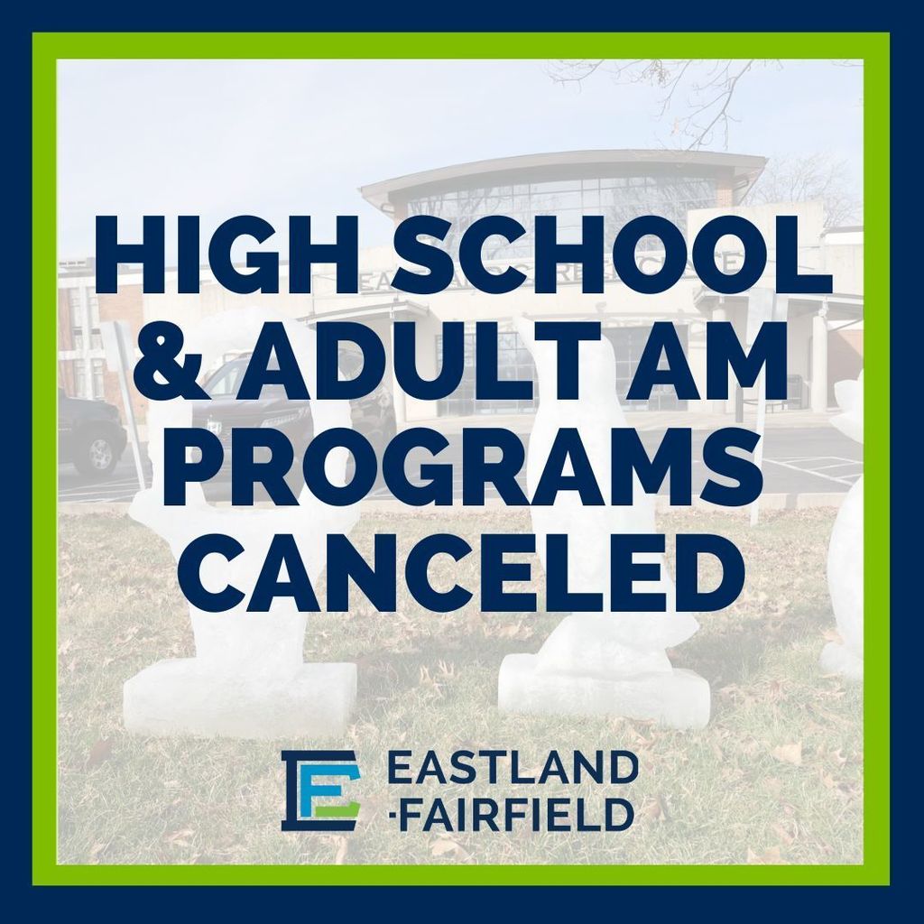 High School & Adult AM Programs Canceled