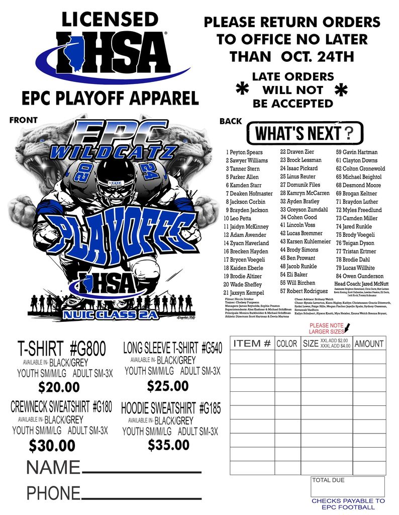 EPC Playoff Shirt