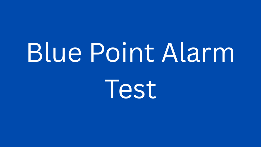 Blue Point Test