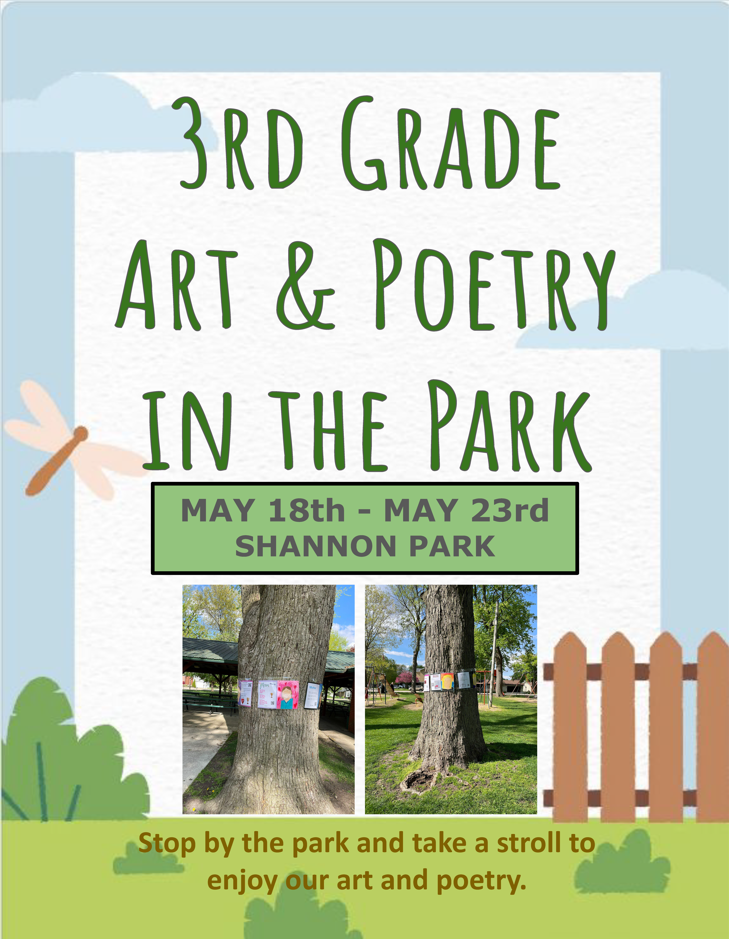 3rd Grade Art in the Park