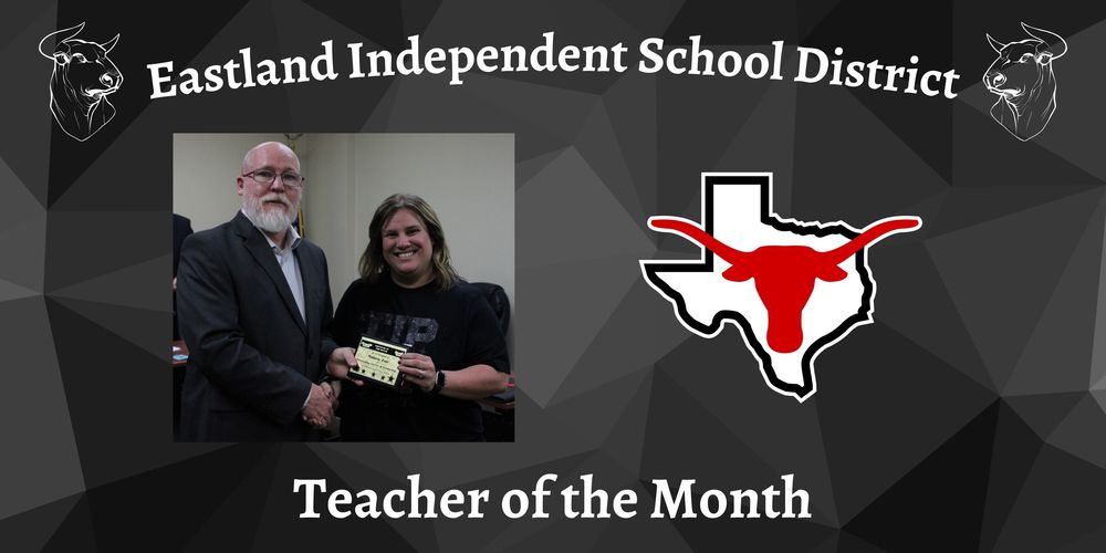 EISD: Teacher of the Month!