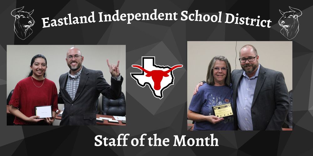 EISD: Employees of the Month!
