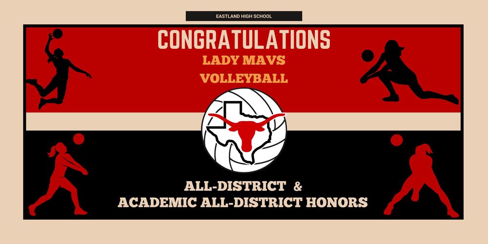EHS Volleyball All-District & Academic All-District Honors!