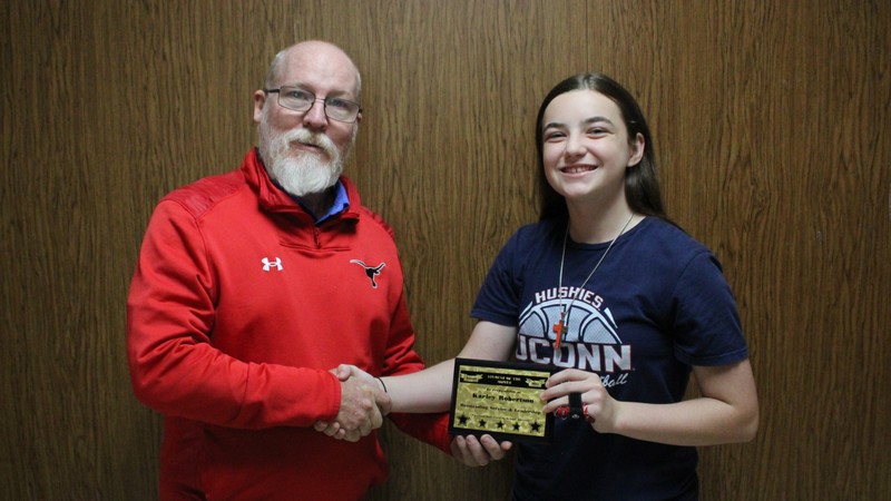 Karley Robertson, August Student of the Month!