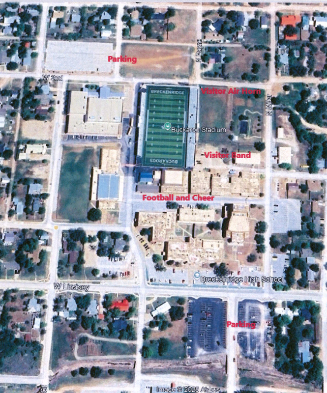 Breckenridge Stadium Map
