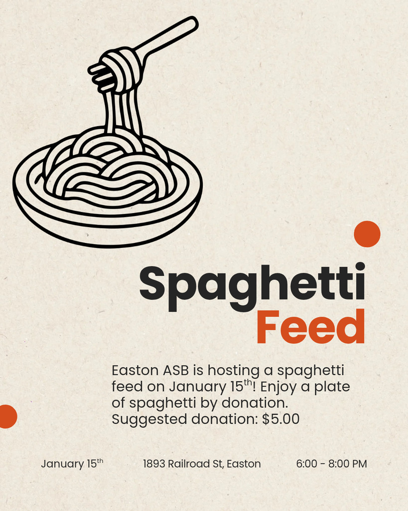 spaghetti feed 