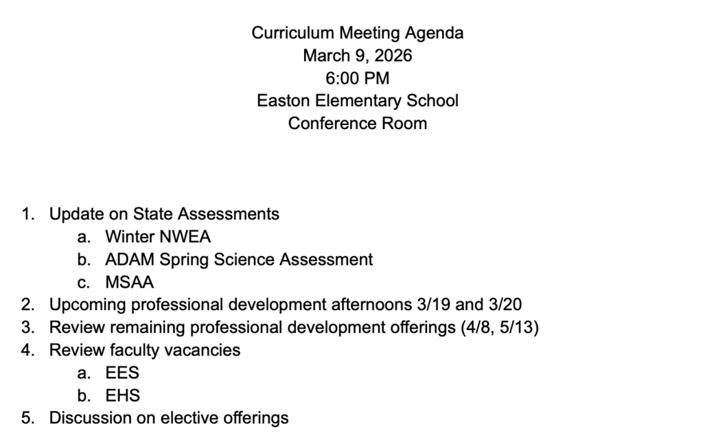 Curriculum_Meeting_Agenda