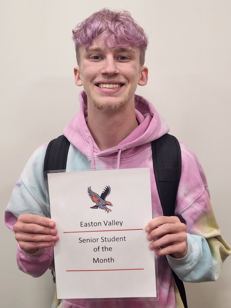 November Senior Of The Month Easton Valley Community Schools November Senior Of The Month Easton Valley Community Schools