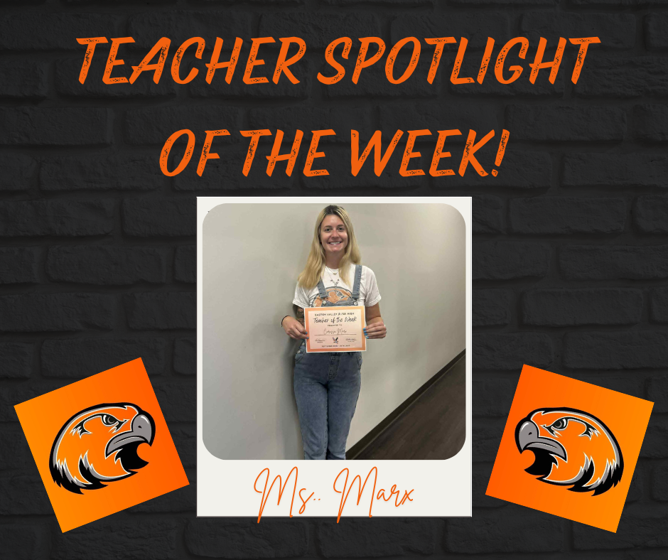 Teacher of the week