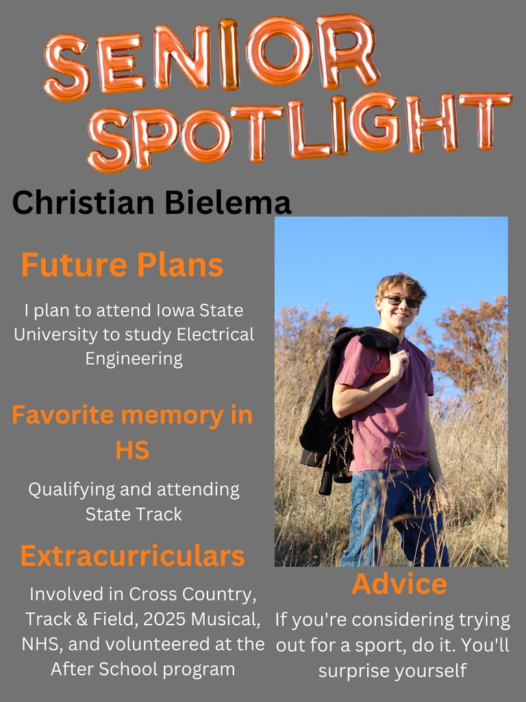 Senior Spotlight: Christian Bielema