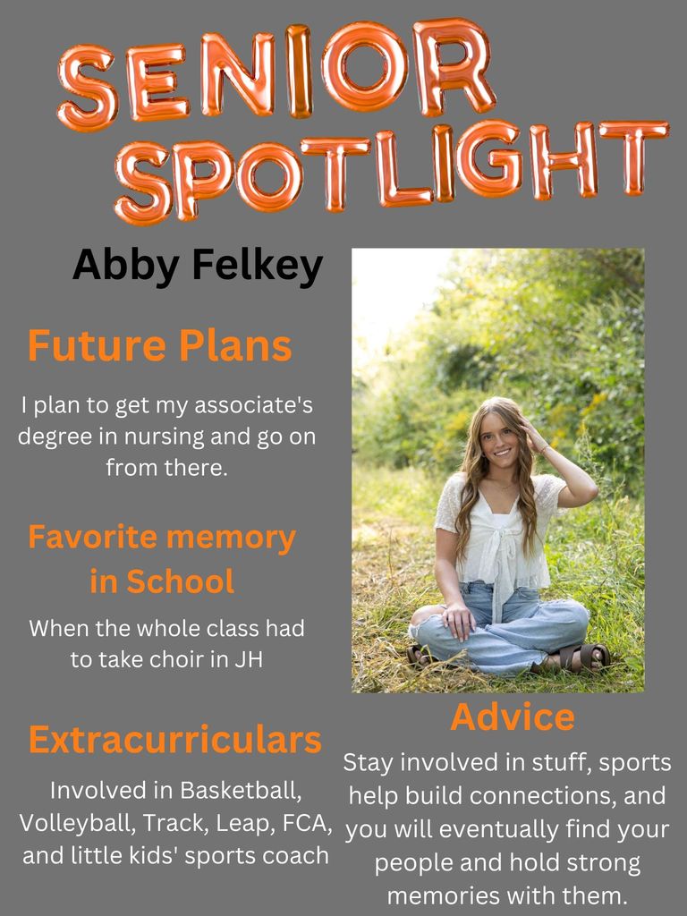 Senior Spotlight: Abby Felkey