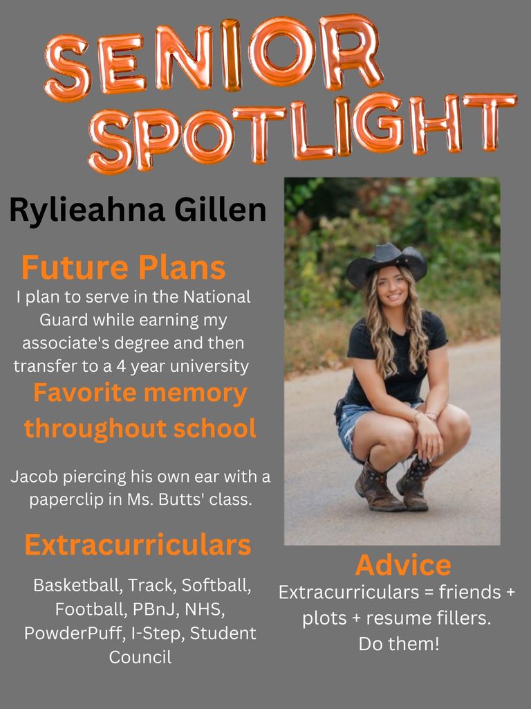 Senior Spotlight: Rylieahna Gillen