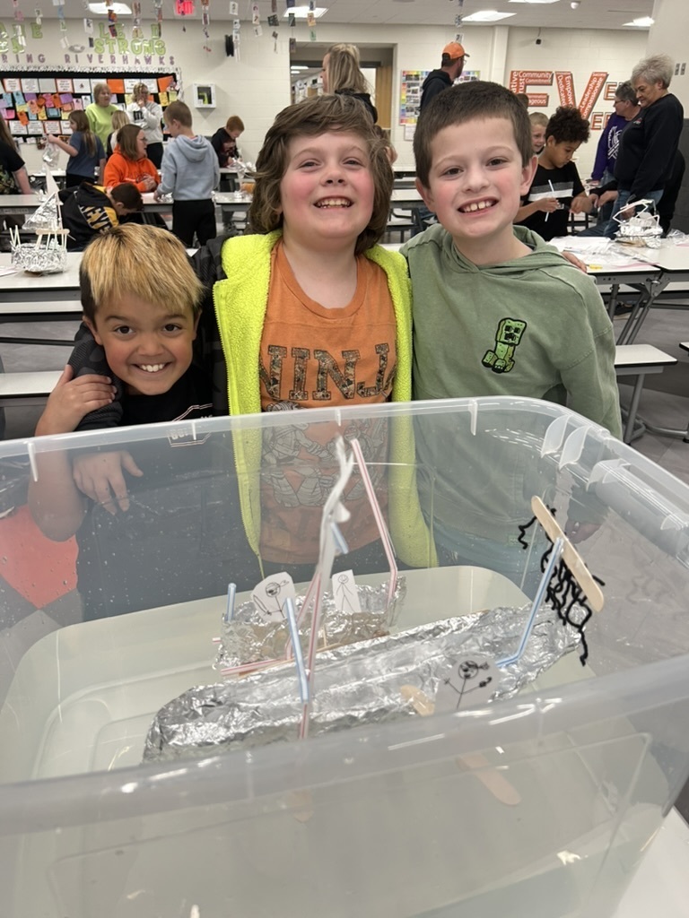 3rd Grade has been learning about Early Explorers! During our Family Engagement Hour, students and their families created ships and got to test them out on the water!