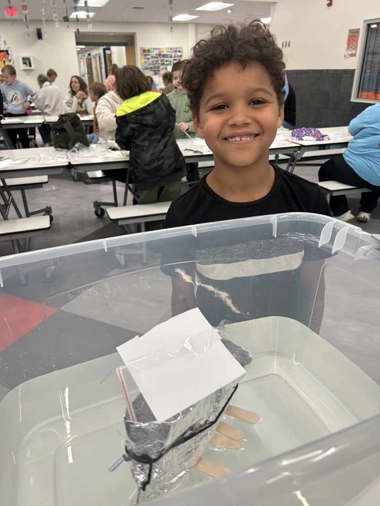 3rd Grade has been learning about Early Explorers! During our Family Engagement Hour, students and their families created ships and got to test them out on the water!