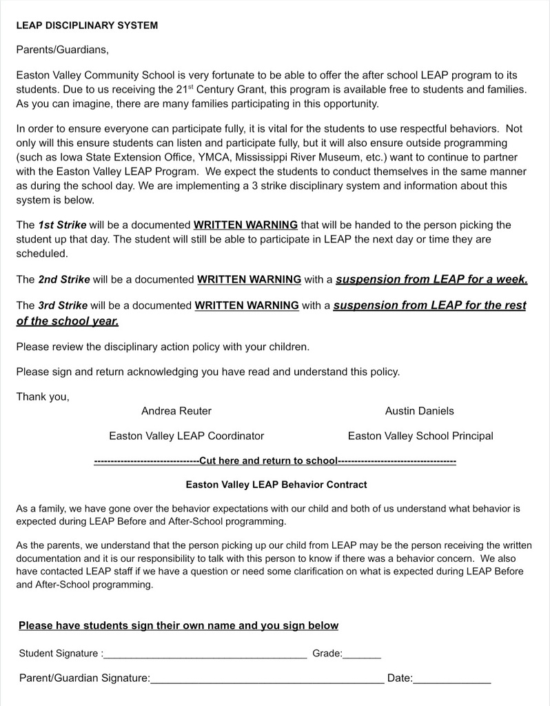 leap info