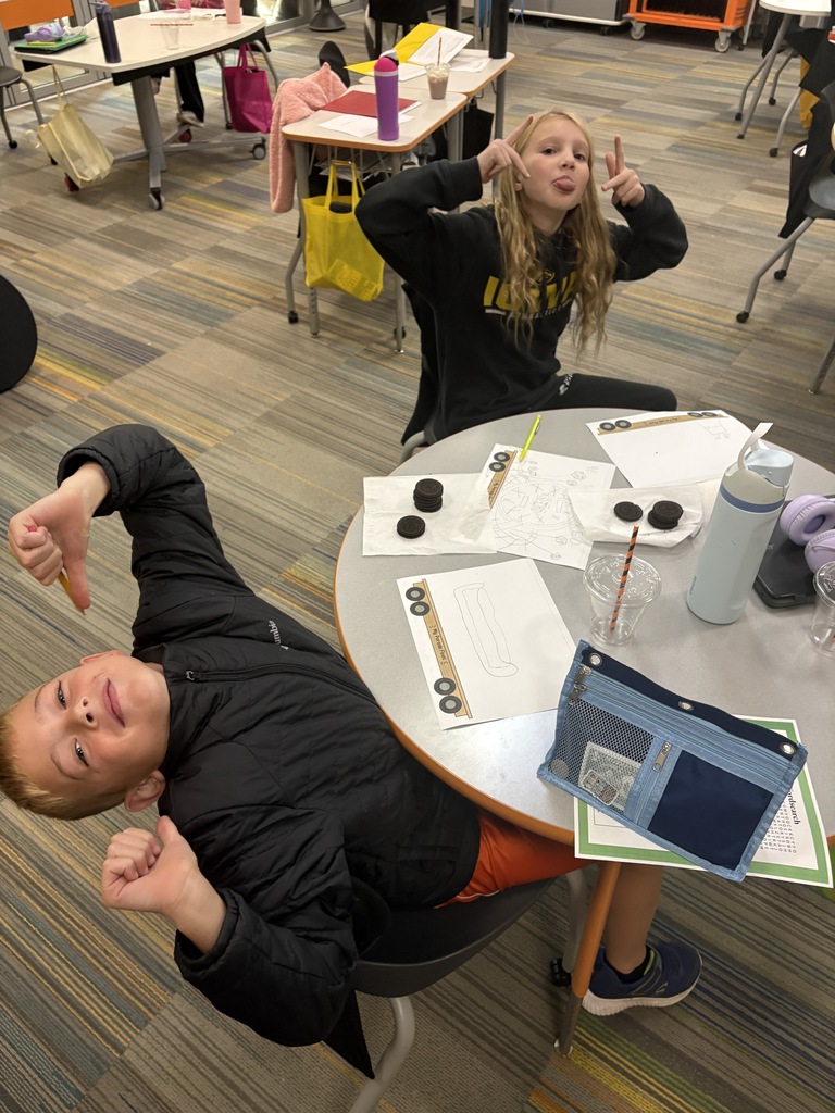 Students enjoying "Sip and Share" activities