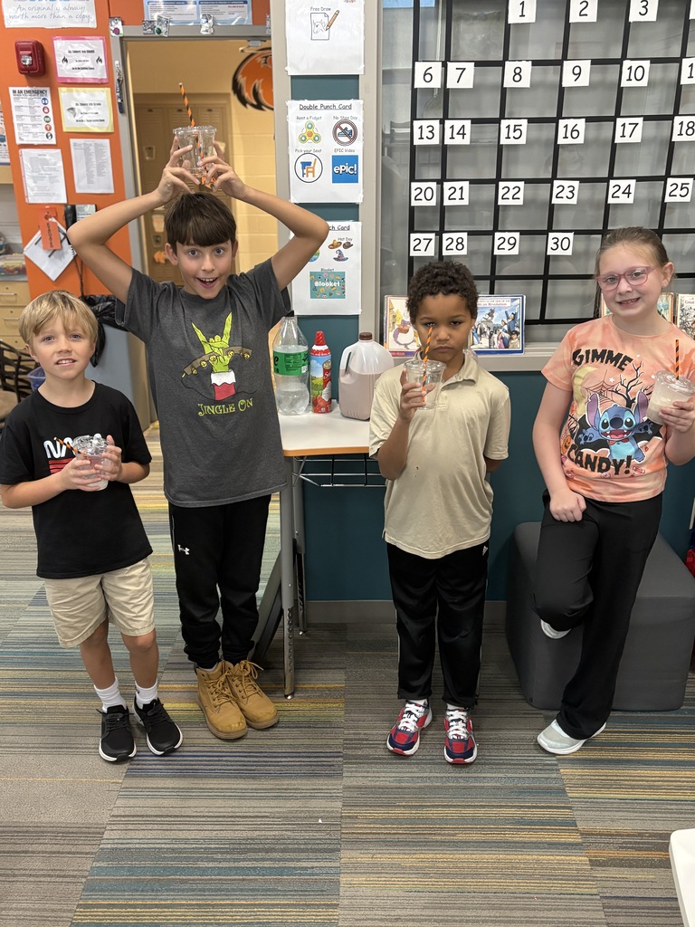 Students enjoying "Sip and Share" activities