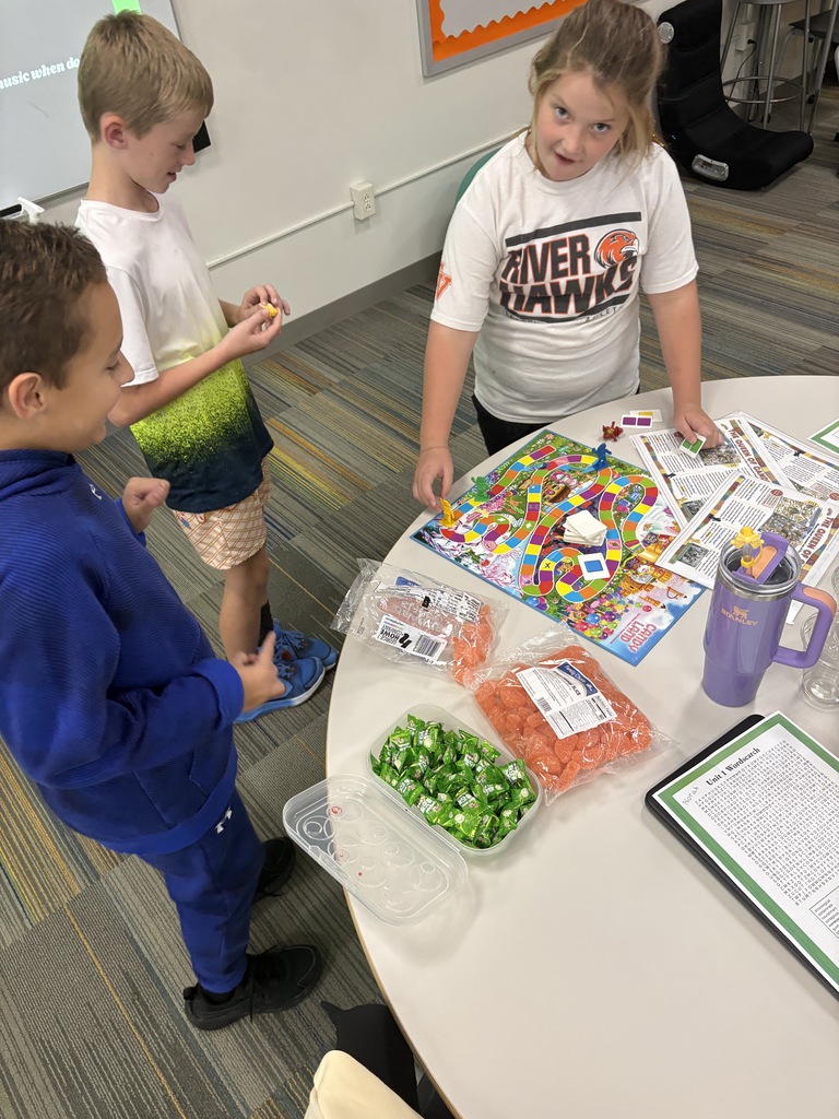 Students enjoying "Sip and Share" activities