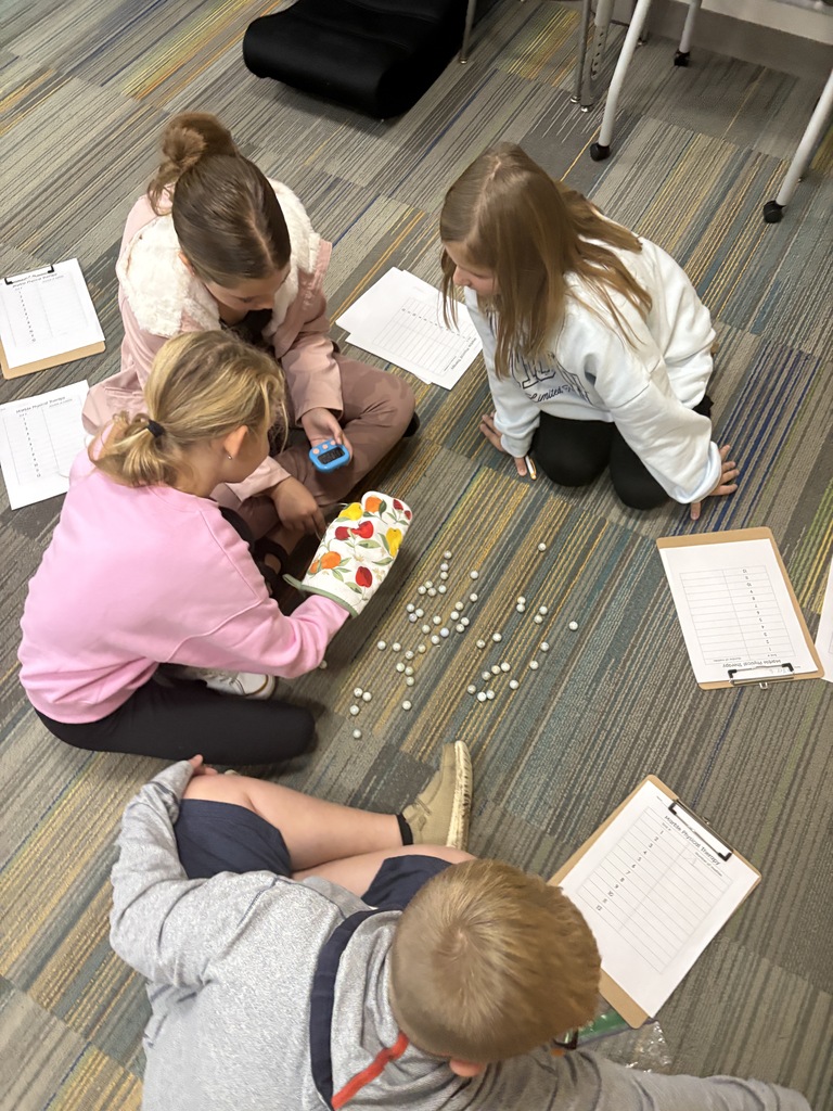 Students enjoying "Sip and Share" activities