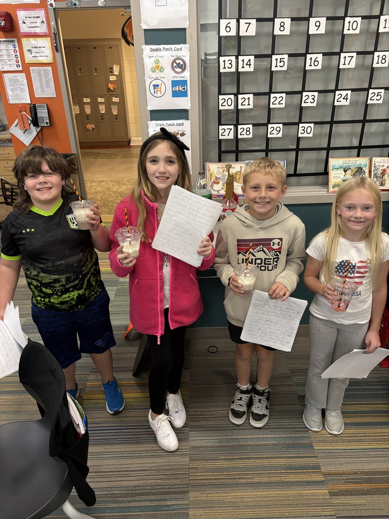 Students enjoying "Sip and Share" activities