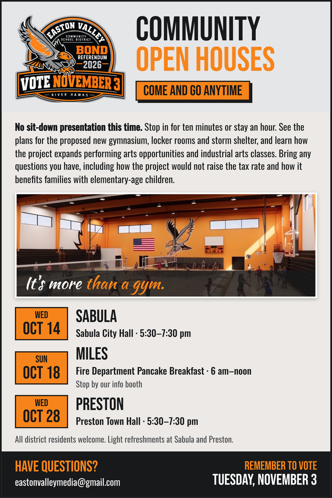 EV BOND OPEN HOUSES