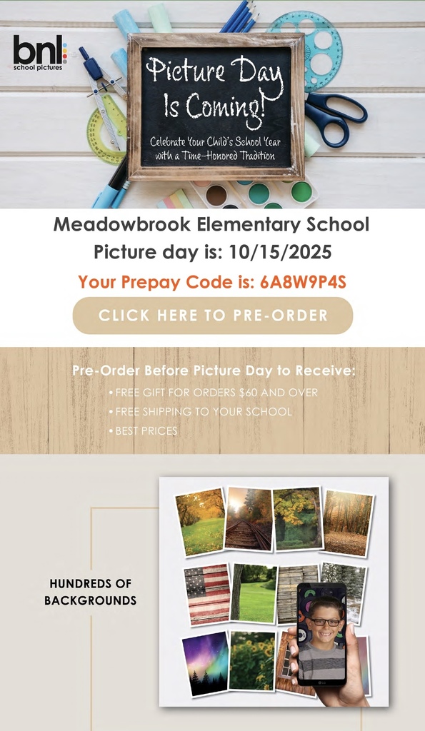 picture day prepay code