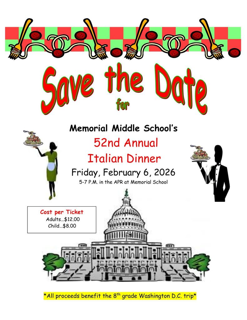 Italian Dinner Save the Date