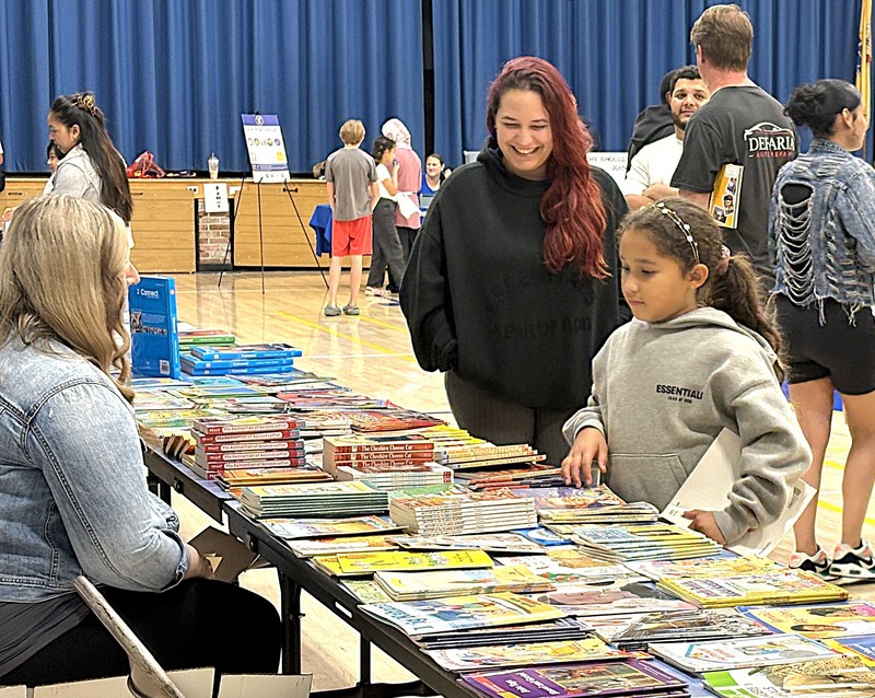 Families at Back to School Night
